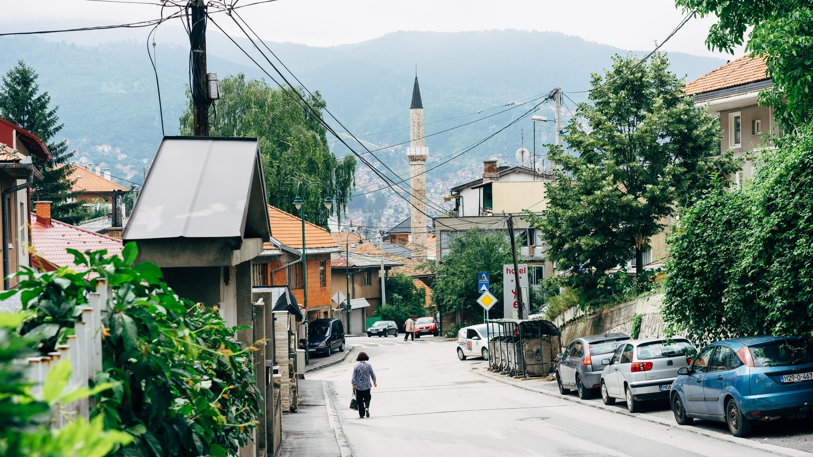 Mountain Town center street